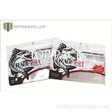 Plastic Fishing Lure Packaging With Window And Ziplock Fish
